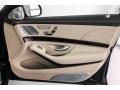 Silk Beige/Espresso Brown Door Panel Photo for 2018 Mercedes-Benz S #130334935