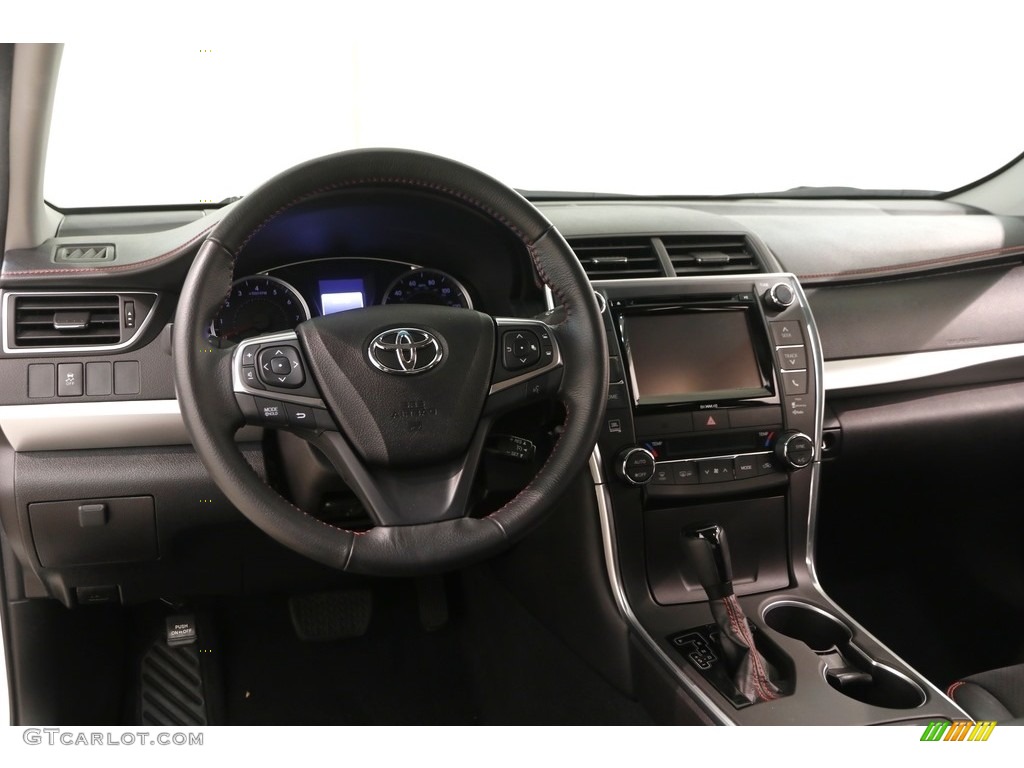 2017 Camry XSE - Blizzard White Pearl / Black photo #6