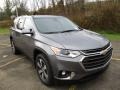 2019 Satin Steel Metallic Chevrolet Traverse LT AWD  photo #9