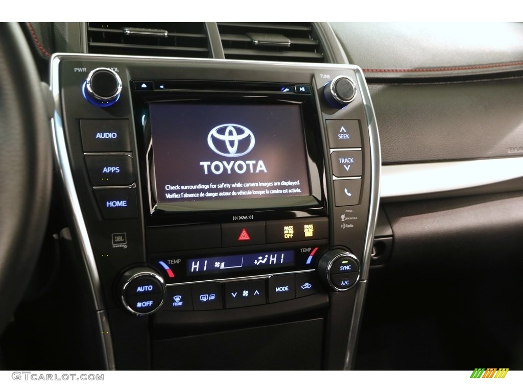 2017 Camry XSE - Blizzard White Pearl / Black photo #9