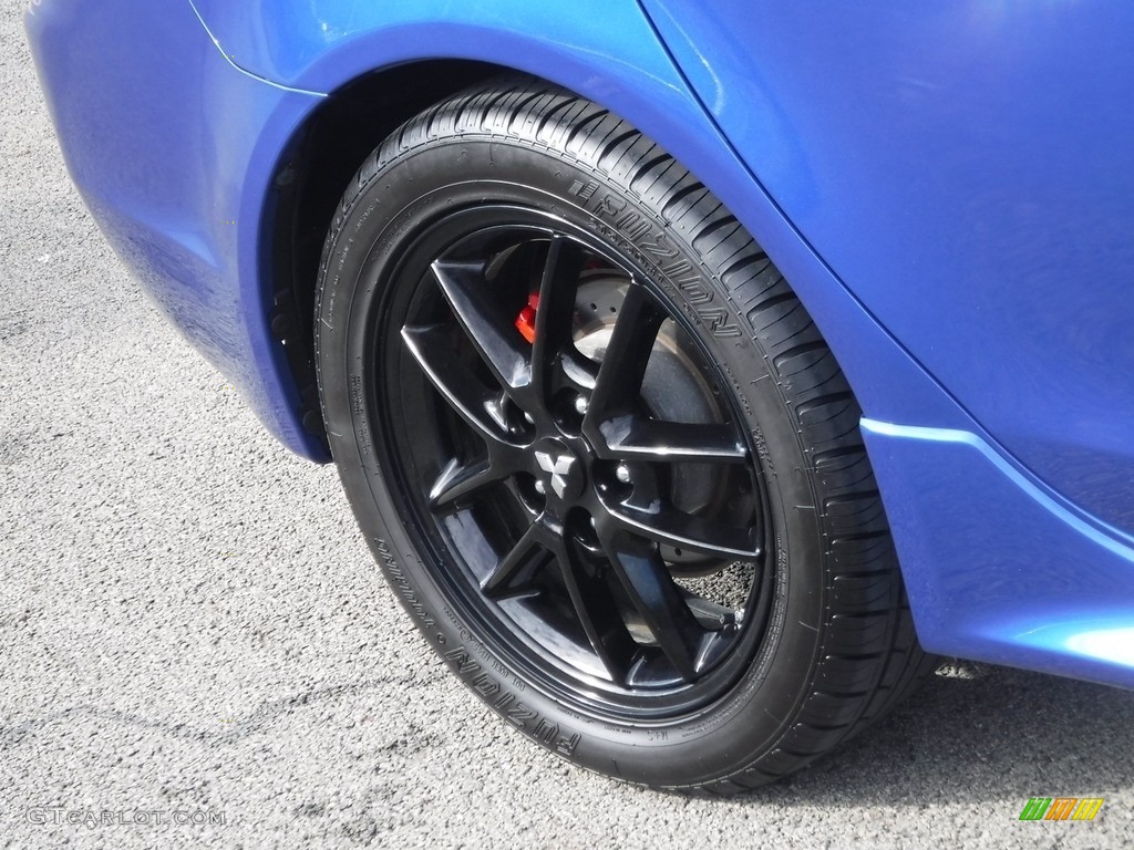 2012 Lancer SE AWD - Octane Blue Pearl / Black photo #3