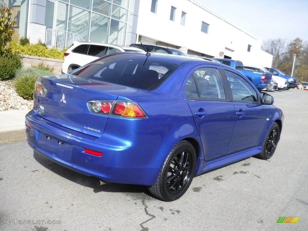 2012 Lancer SE AWD - Octane Blue Pearl / Black photo #7