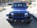 2010 Deep Water Blue Pearl Jeep Wrangler Unlimited Sport 4x4  photo #5