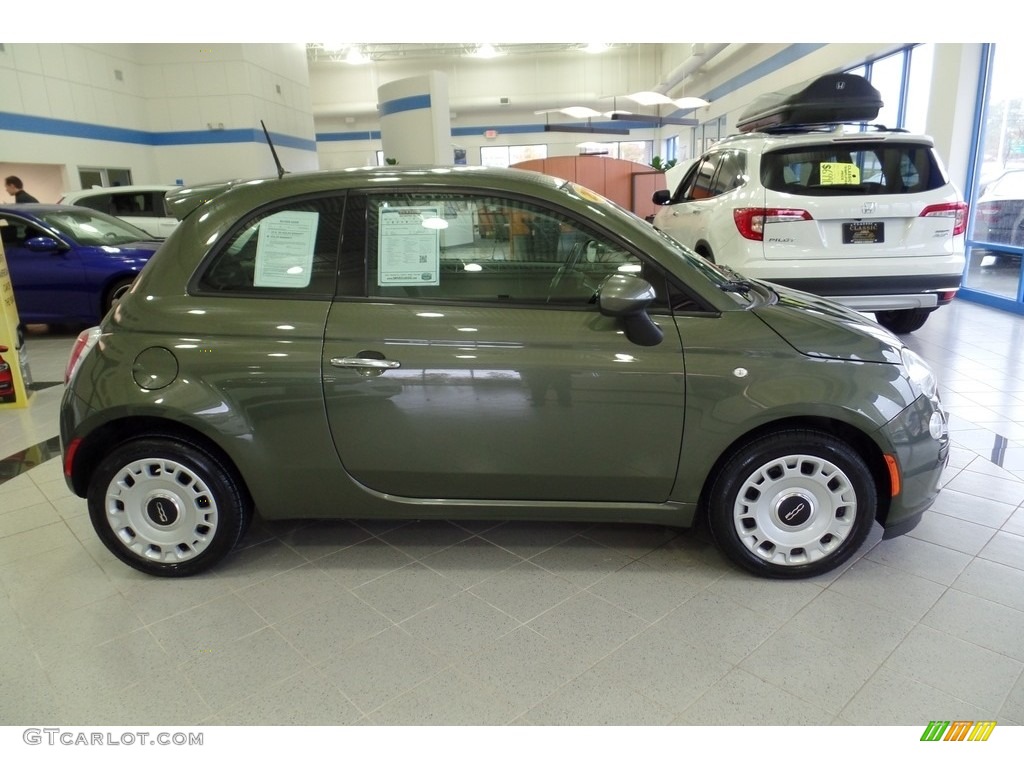 2013 500 Pop - Verde Oliva (Olive Green) / Grigio/Nero (Gray/Black) photo #4