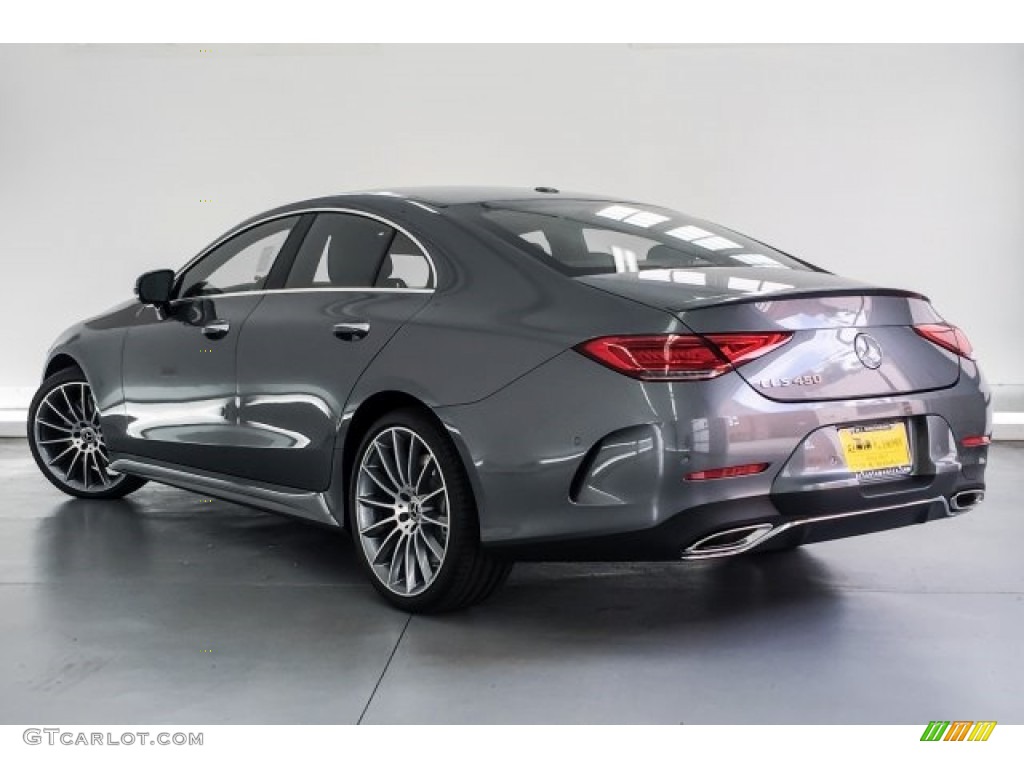 2019 CLS 450 Coupe - Selenite Grey Metallic / Magma Grey/Espresso Brown photo #2