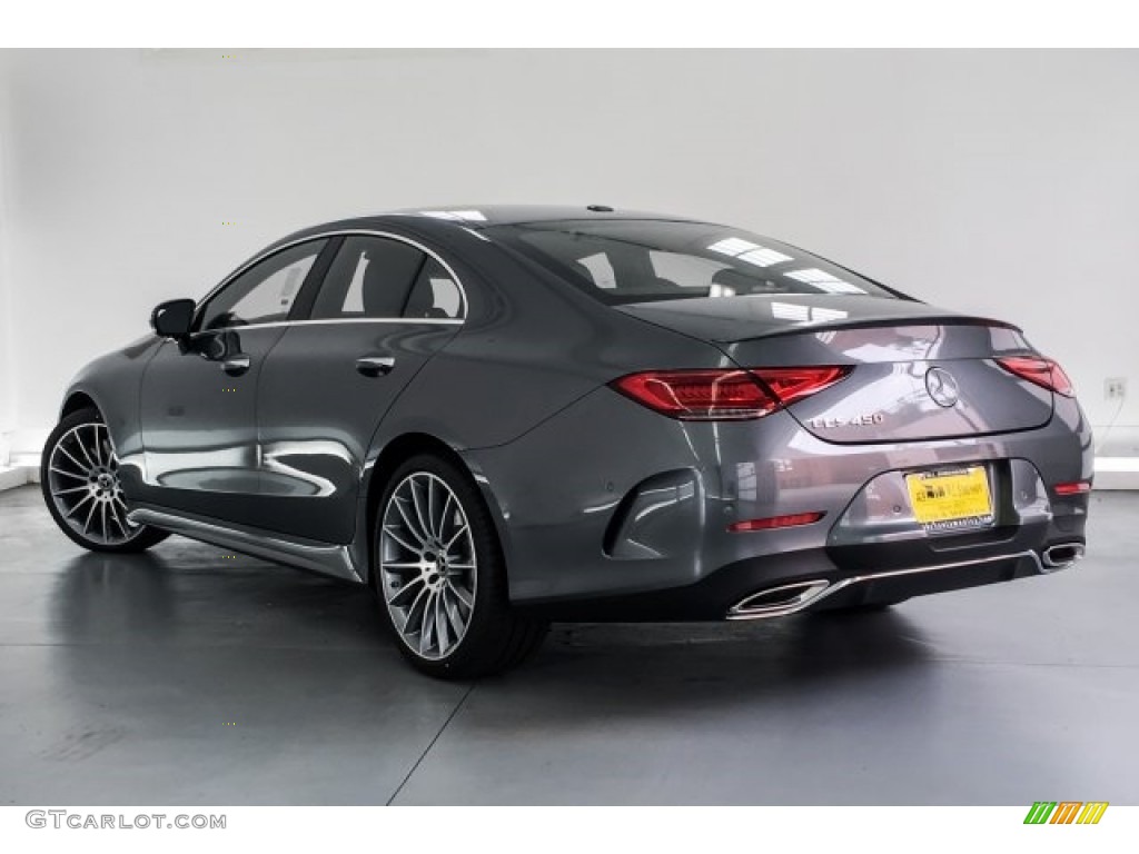 2019 CLS 450 Coupe - Selenite Grey Metallic / Magma Grey/Espresso Brown photo #2