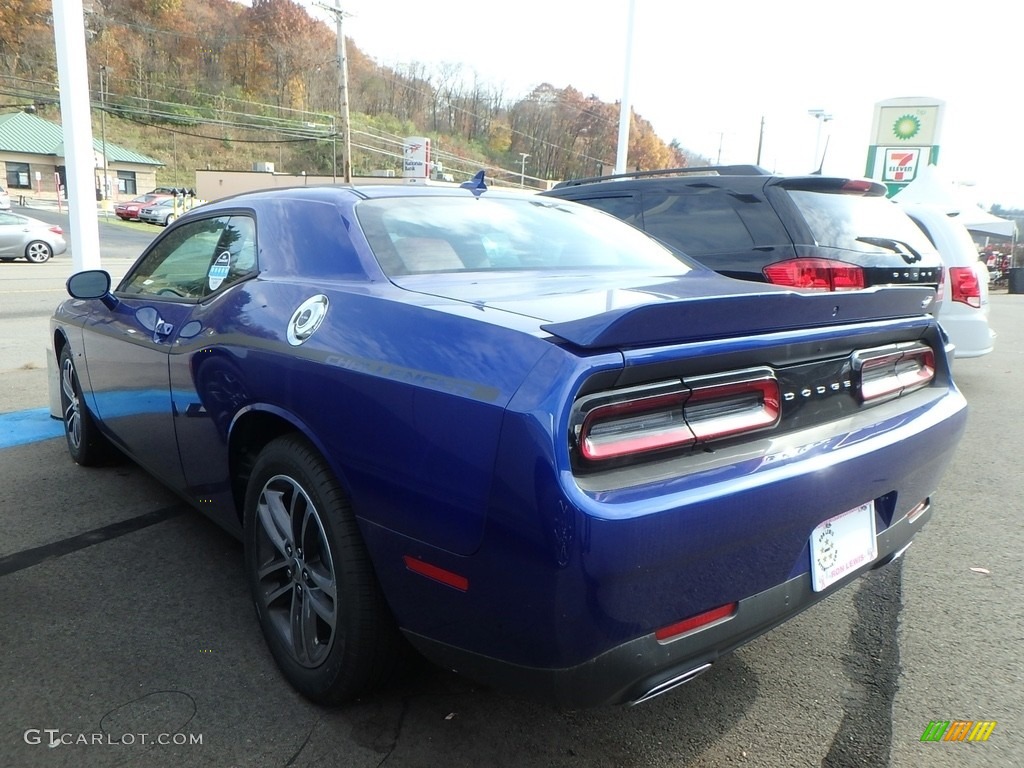 2018 Challenger GT AWD - IndiGo Blue / Black/Ruby Red photo #2