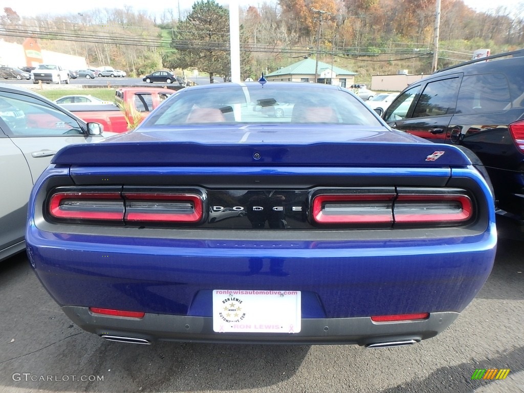 2018 Challenger GT AWD - IndiGo Blue / Black/Ruby Red photo #3