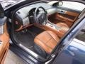 London Tan/Warm Charcoal 2013 Jaguar XF 3.0 AWD Interior Color