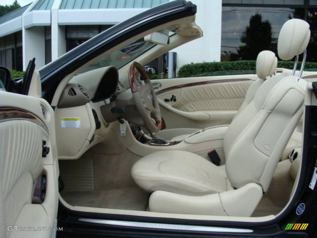 2007 CLK 350 Cabriolet - Black / Stone photo #9