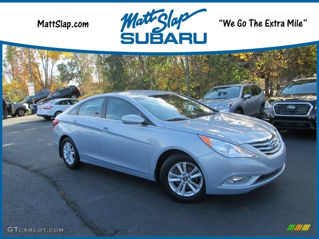2013 Sonata GLS - Iridescent Silver Blue Pearl / Gray photo #1