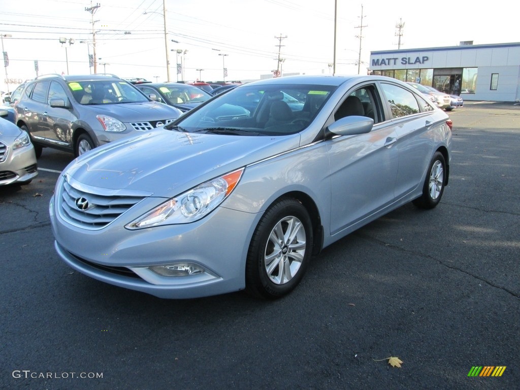 2013 Sonata GLS - Iridescent Silver Blue Pearl / Gray photo #2