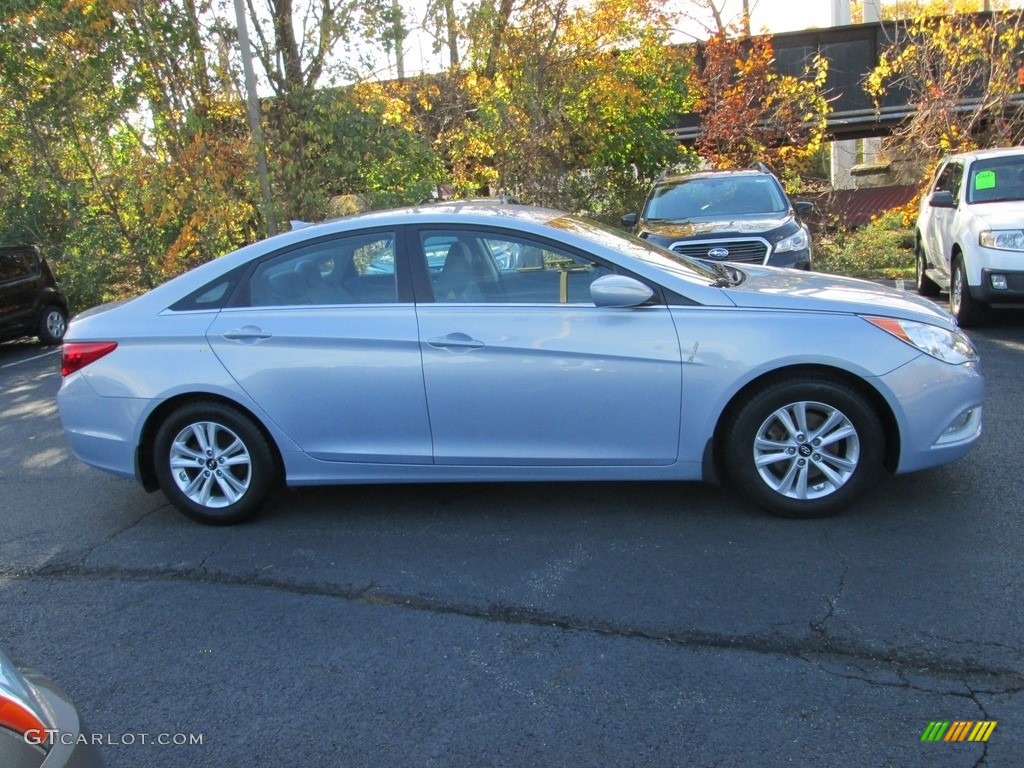 2013 Sonata GLS - Iridescent Silver Blue Pearl / Gray photo #5