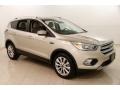 2017 White Gold Ford Escape Titanium 4WD  photo #1