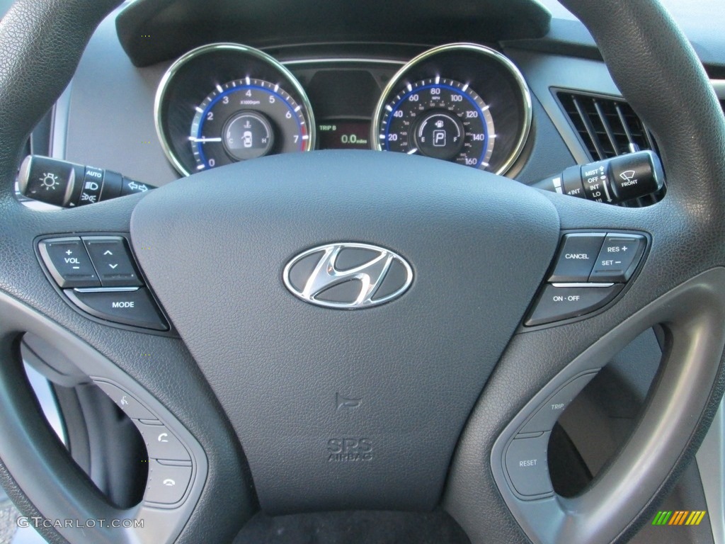 2013 Sonata GLS - Iridescent Silver Blue Pearl / Gray photo #11