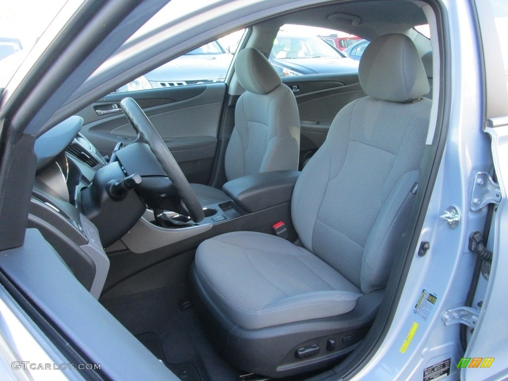 2013 Sonata GLS - Iridescent Silver Blue Pearl / Gray photo #16