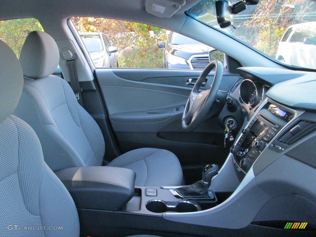 2013 Sonata GLS - Iridescent Silver Blue Pearl / Gray photo #17