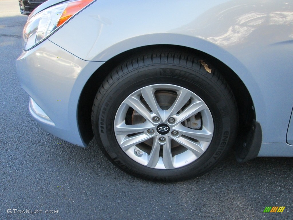 2013 Sonata GLS - Iridescent Silver Blue Pearl / Gray photo #22
