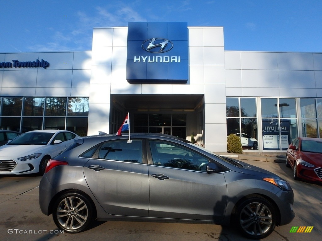 2016 Elantra GT  - Galactic Gray / Black photo #1