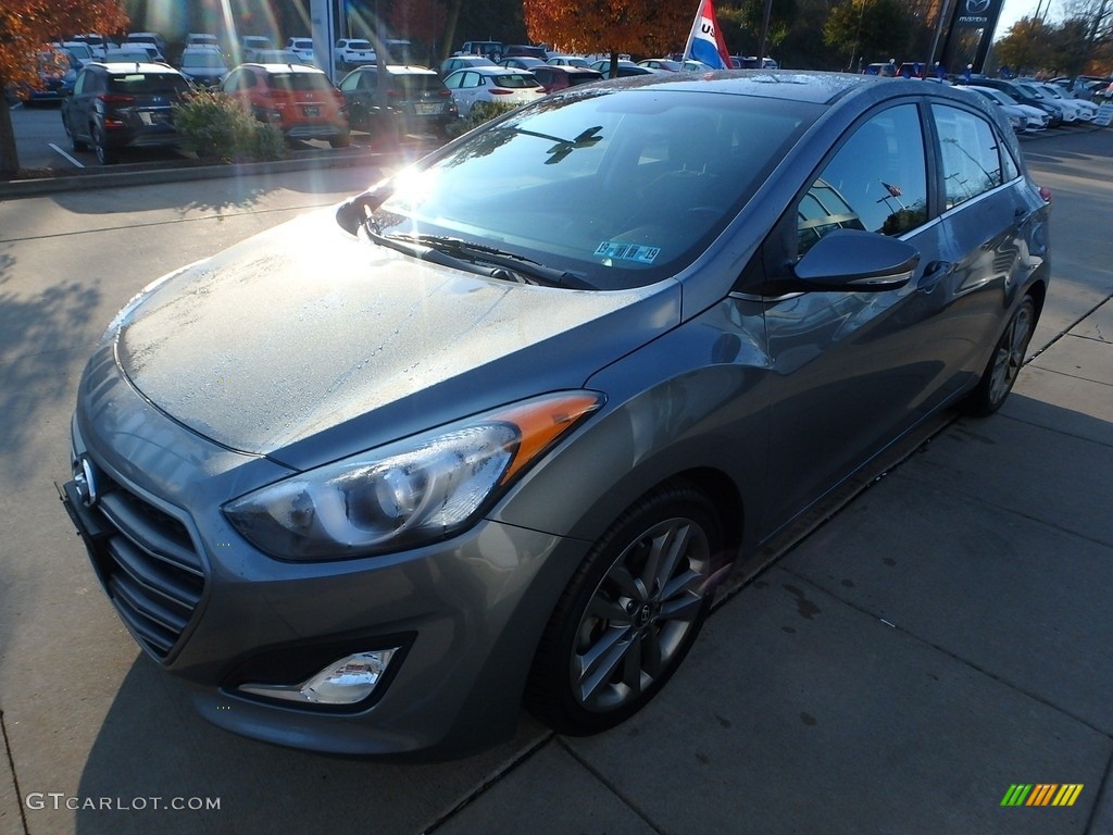 2016 Elantra GT  - Galactic Gray / Black photo #7