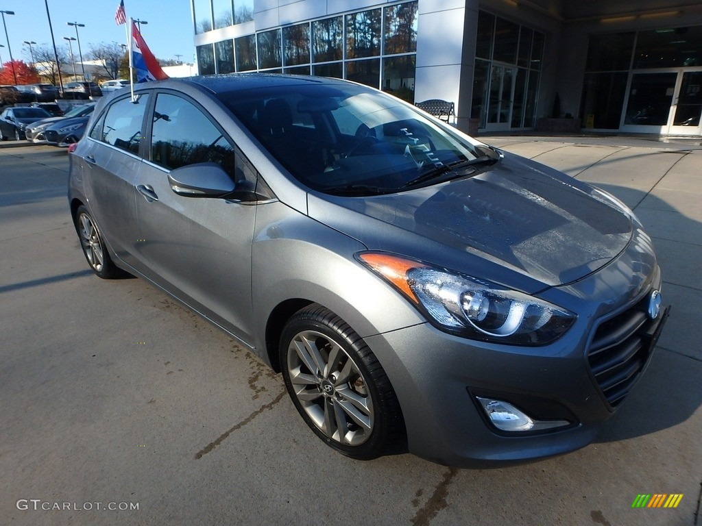 2016 Elantra GT  - Galactic Gray / Black photo #9