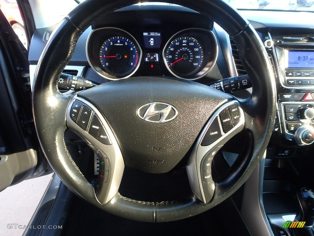 2016 Elantra GT  - Galactic Gray / Black photo #22