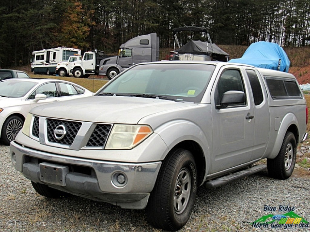 2007 Frontier XE King Cab - Radiant Silver / Steel photo #1