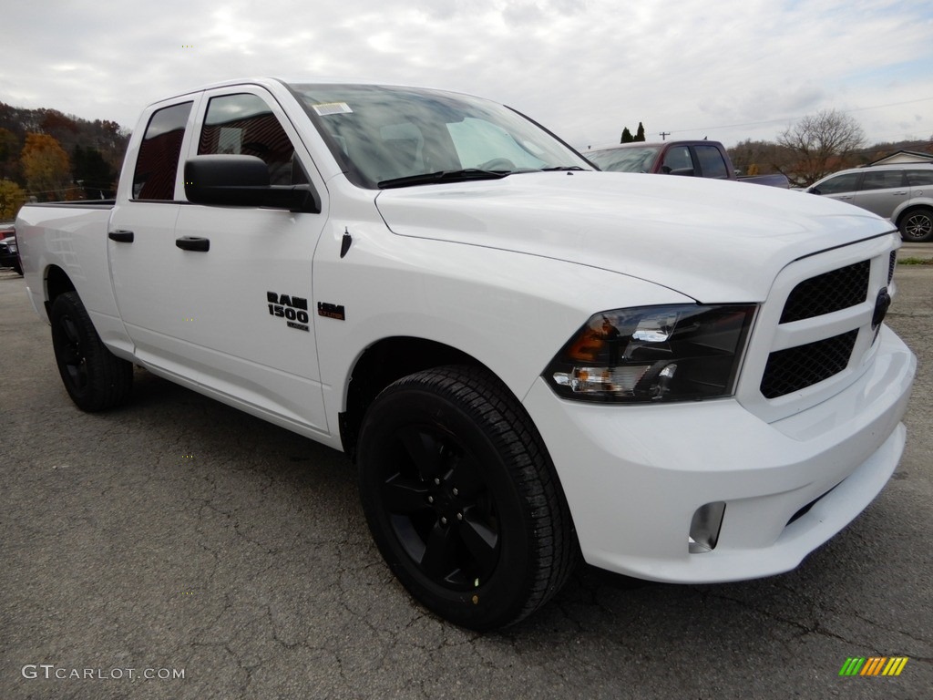 2019 1500 Classic Express Quad Cab 4x4 - Bright White / Black photo #8