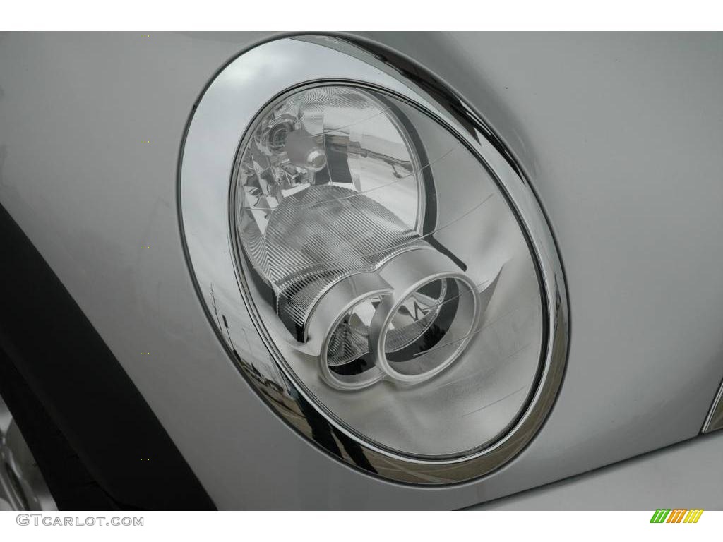 2008 Cooper Convertible Sidewalk Edition - White Silver Metallic / Malt Brown English Leather photo #11