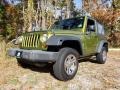 2008 Jeep Green Metallic Jeep Wrangler X 4x4  photo #1