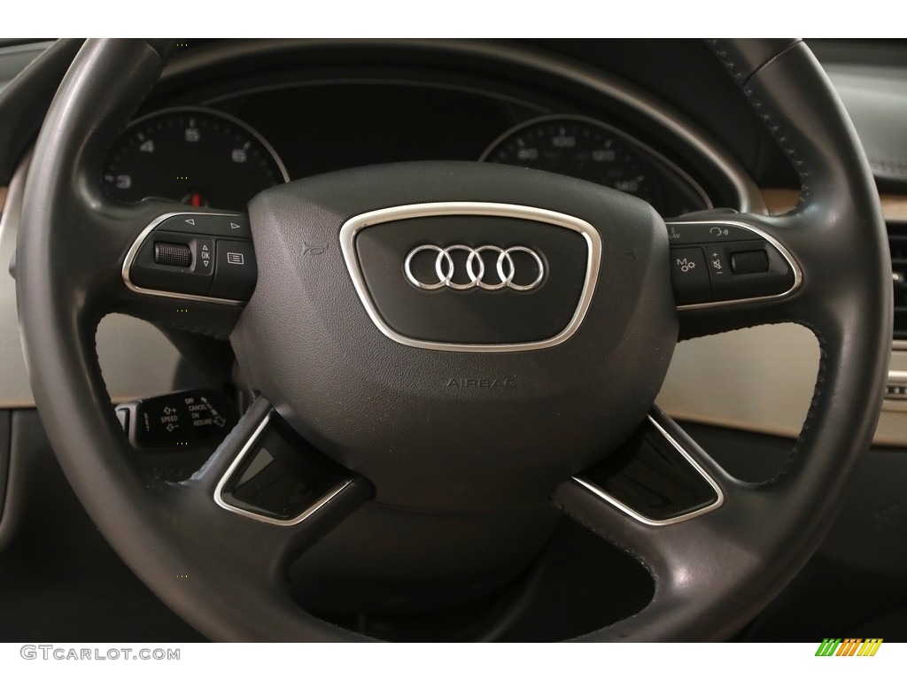 2013 A8 3.0T quattro - Ibis White / Velvet Beige photo #8