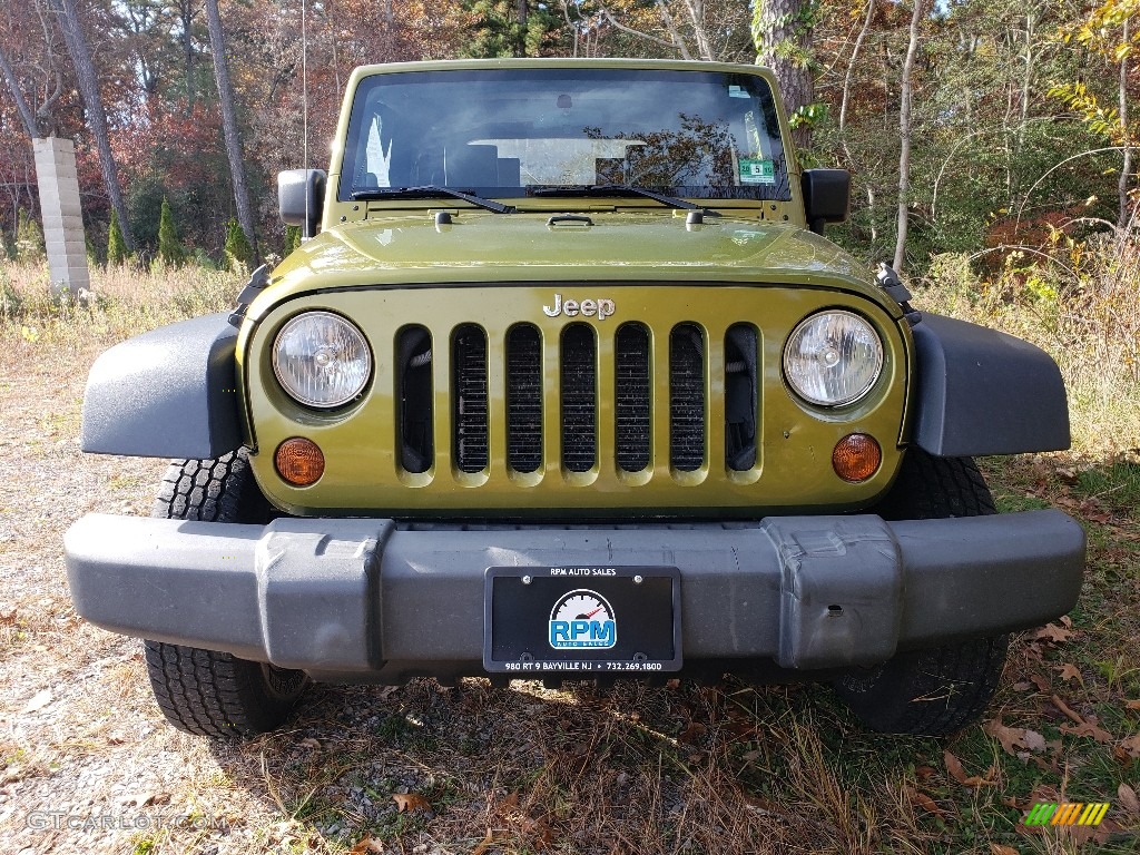 2008 Wrangler X 4x4 - Jeep Green Metallic / Dark Khaki/Medium Khaki photo #8
