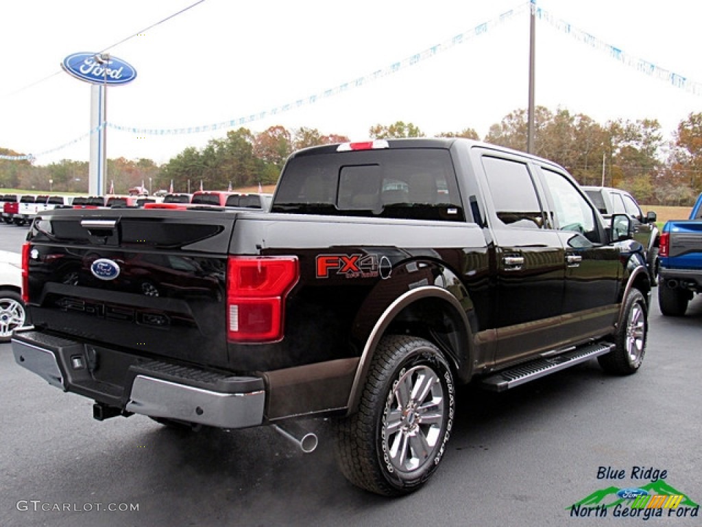 2018 F150 Lariat SuperCrew 4x4 - Shadow Black / Light Camel photo #5