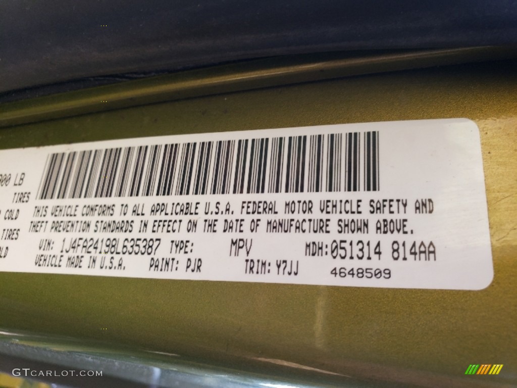 2008 Wrangler X 4x4 - Jeep Green Metallic / Dark Khaki/Medium Khaki photo #23