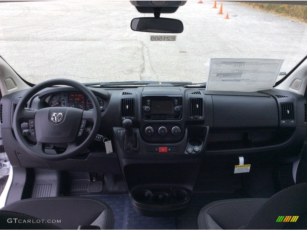 2019 Ram ProMaster 2500 High Roof Cargo Van Black Dashboard Photo #130353239