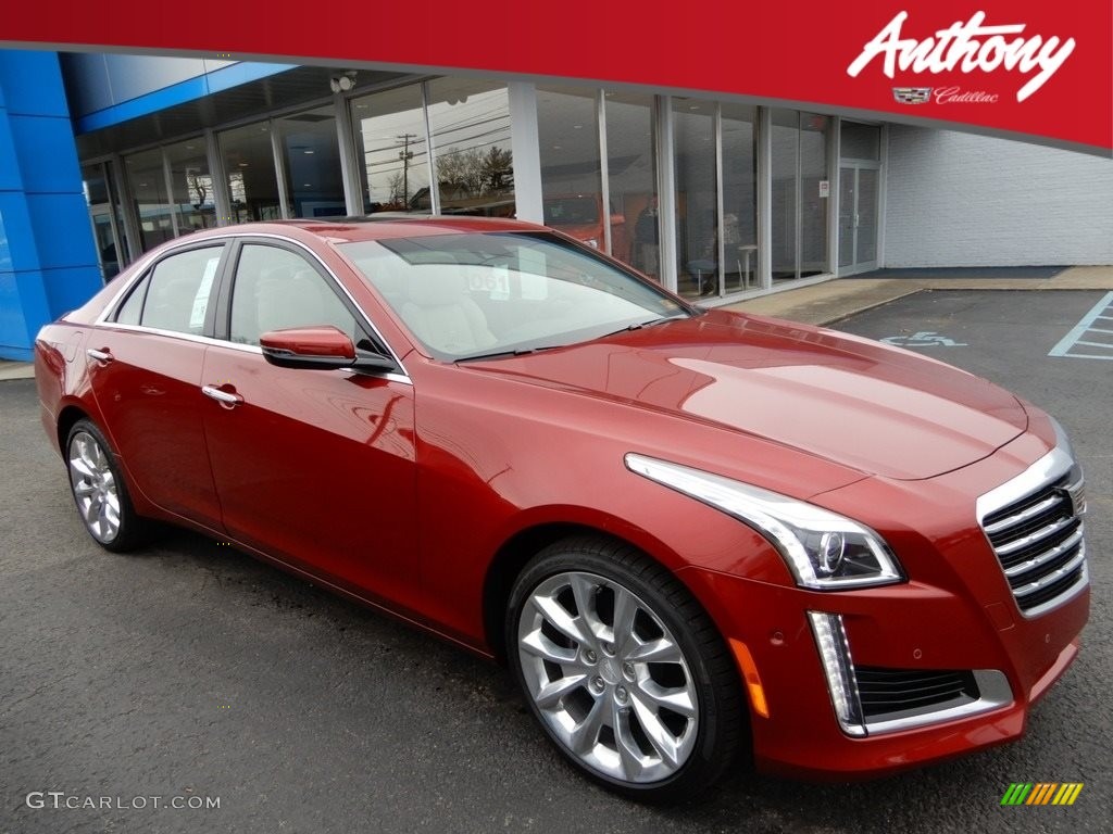 2019 CTS Premium Luxury AWD - Red Obsession Tintcoat / Very Light Cashmere photo #1