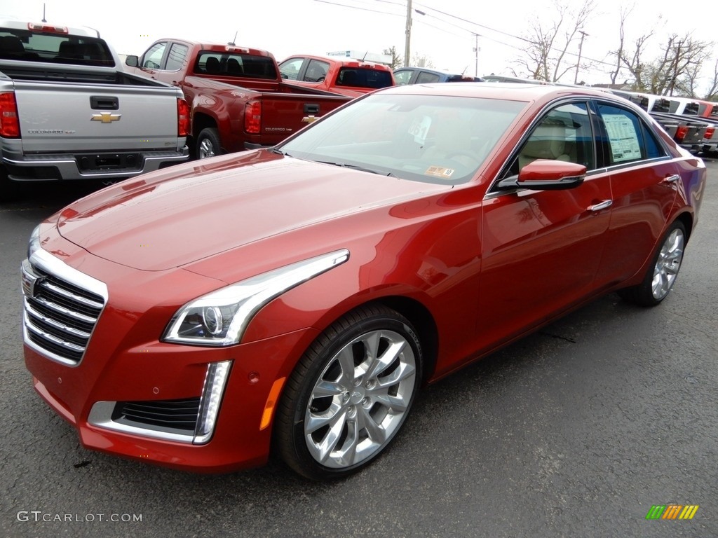 Red Obsession Tintcoat 2019 Cadillac CTS Premium Luxury AWD Exterior Photo #130355099