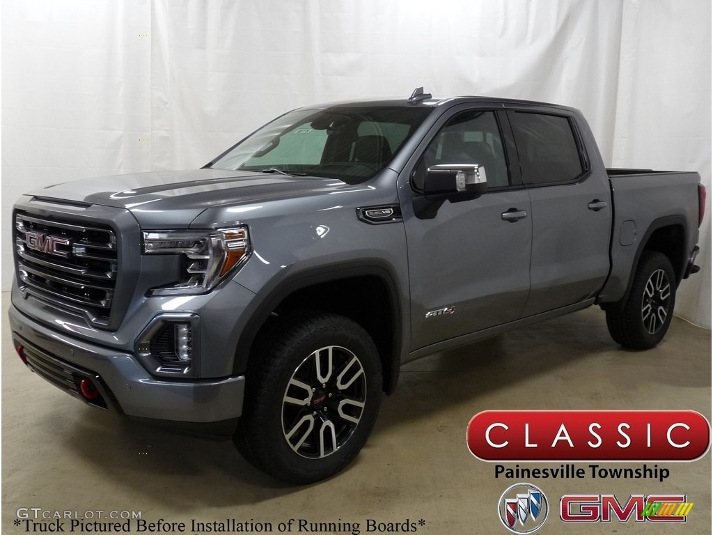 2019 Sierra 1500 AT4 Crew Cab 4WD - Satin Steel Metallic / Jet Black photo #1