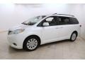 2015 Blizzard White Pearl Toyota Sienna XLE AWD  photo #3