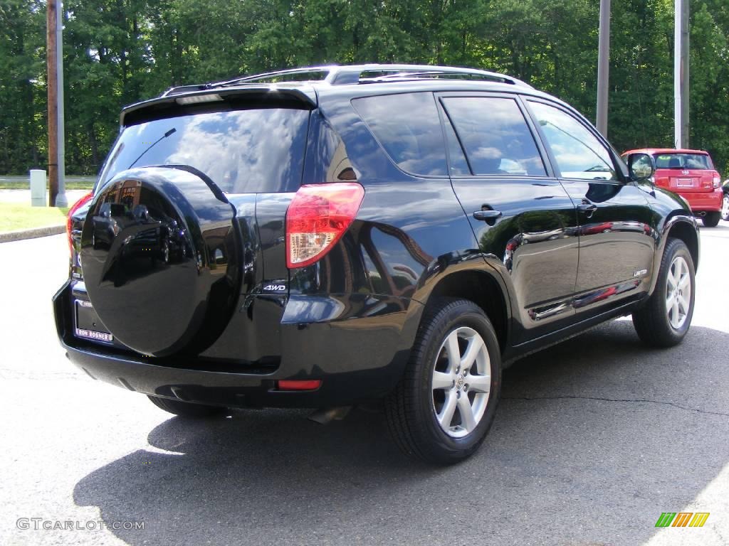 2008 RAV4 Limited 4WD - Black / Ash photo #3