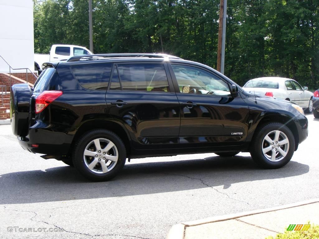 2008 RAV4 Limited 4WD - Black / Ash photo #17