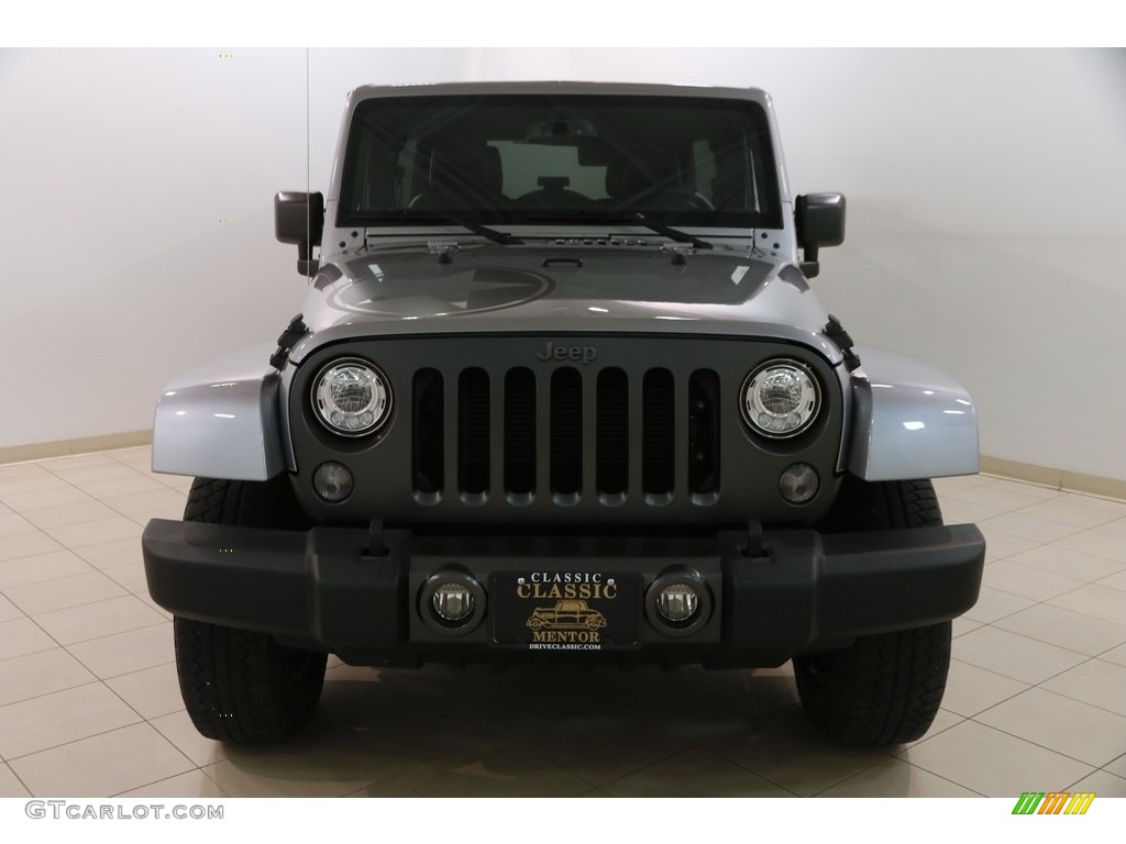 2017 Wrangler Unlimited Freedom Edition 4x4 - Billet Silver Metallic / Black photo #2
