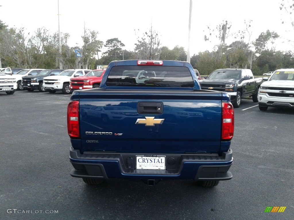 2019 Colorado WT Crew Cab 4x4 - Pacific Blue Metallic / Jet Black/Dark Ash photo #4