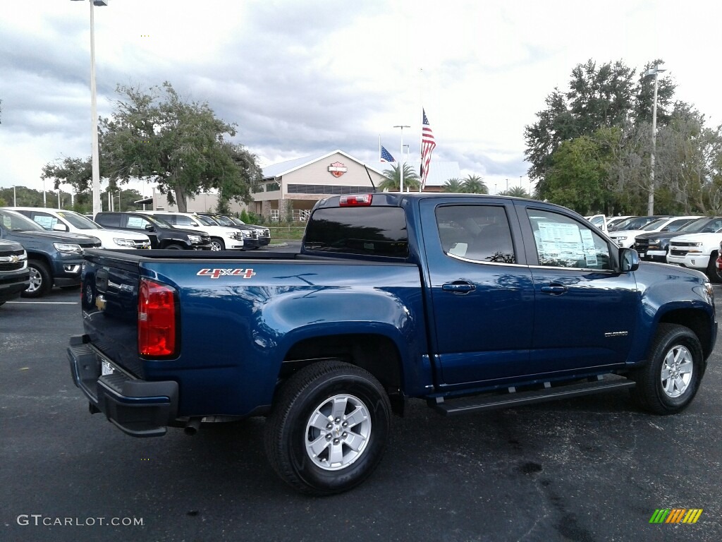 2019 Colorado WT Crew Cab 4x4 - Pacific Blue Metallic / Jet Black/Dark Ash photo #5