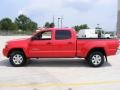 2008 Radiant Red Toyota Tacoma V6 PreRunner Double Cab  photo #6