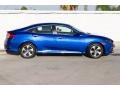 Agean Blue Metallic 2019 Honda Civic LX Sedan Exterior