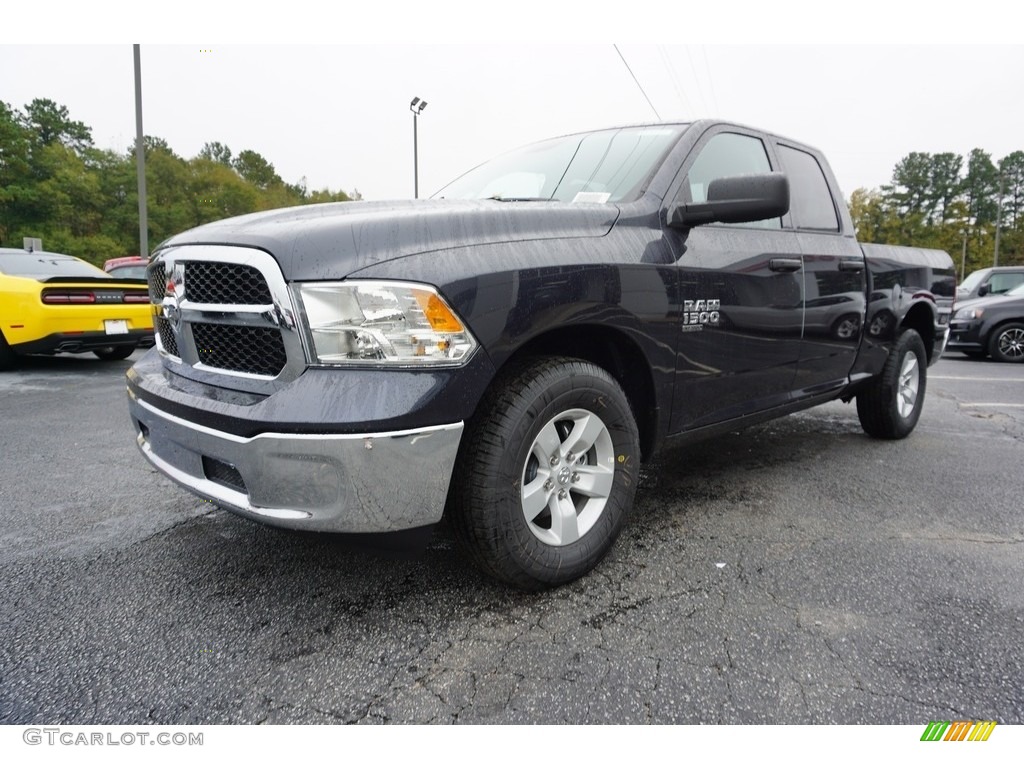 2019 1500 Classic Tradesman Quad Cab - Maximum Steel Metallic / Black/Diesel Gray photo #3