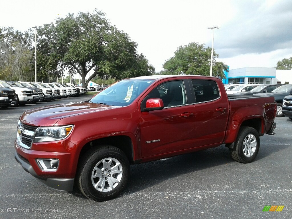 Cajun Red Tintcoat Chevrolet Colorado