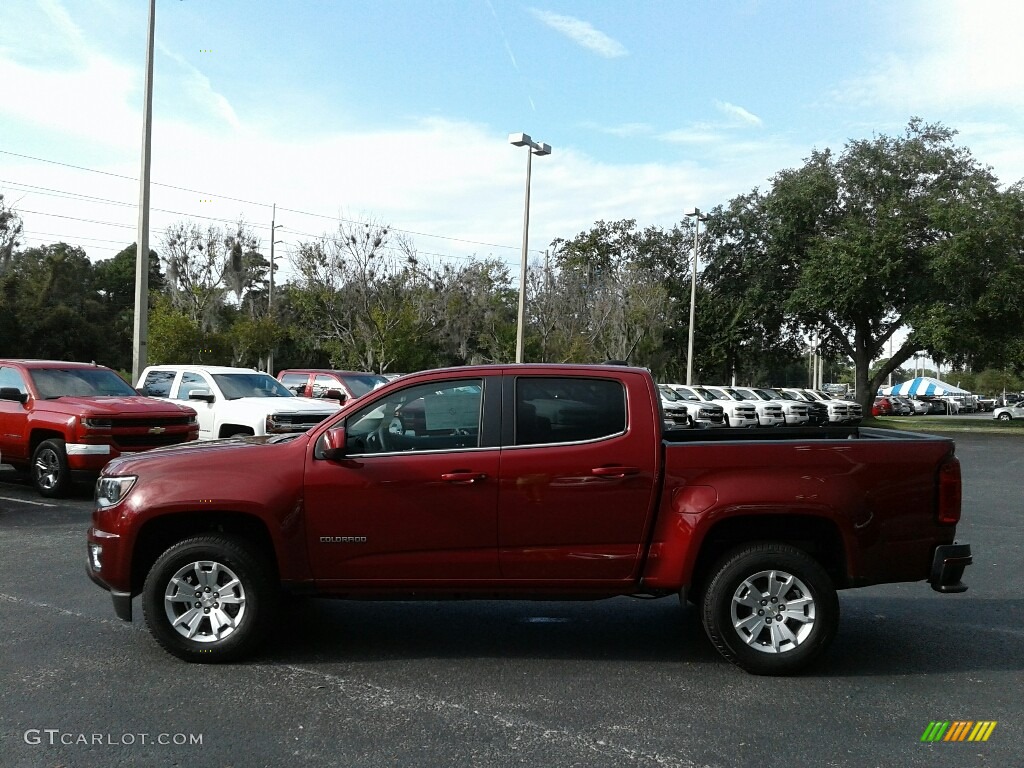 2019 Colorado LT Crew Cab - Cajun Red Tintcoat / Jet Black photo #2