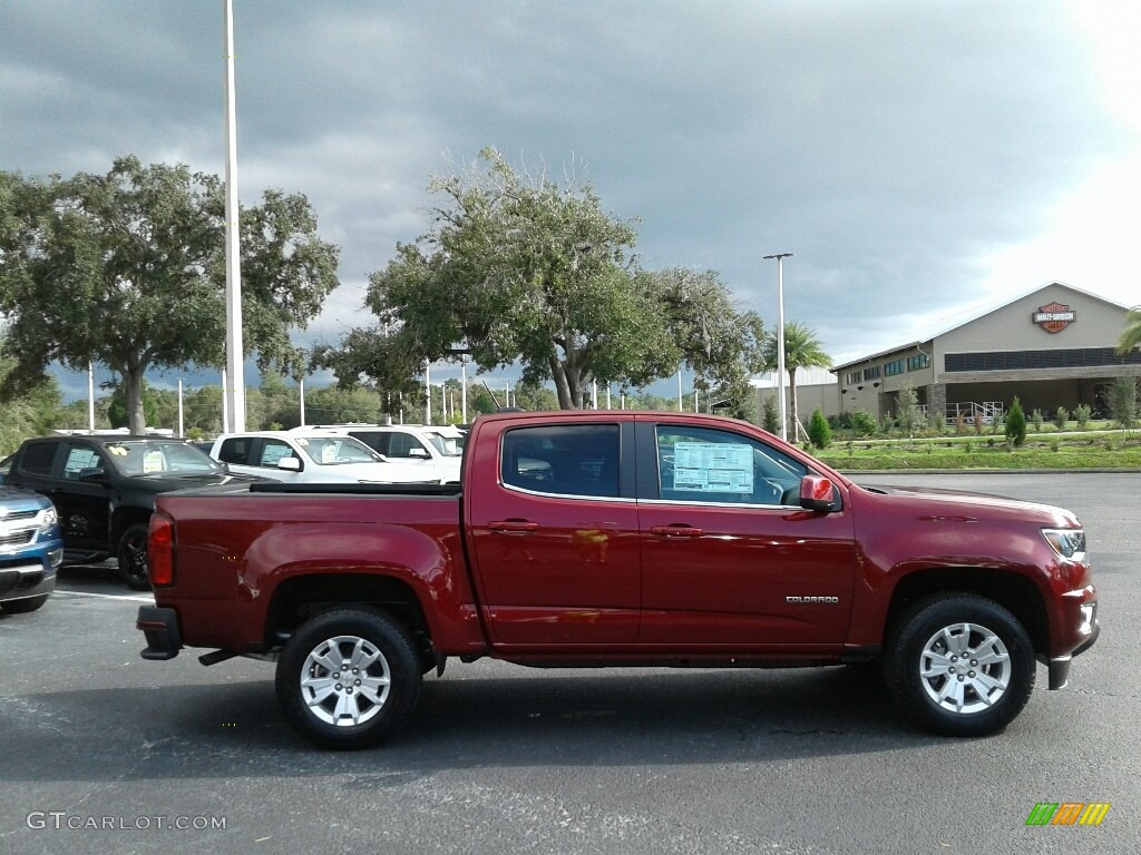 2019 Colorado LT Crew Cab - Cajun Red Tintcoat / Jet Black photo #6